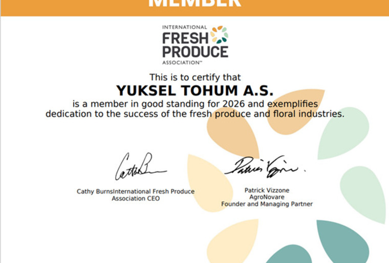 Yuksel Seeds dołącza do International Fresh Produce Association (IFPA)